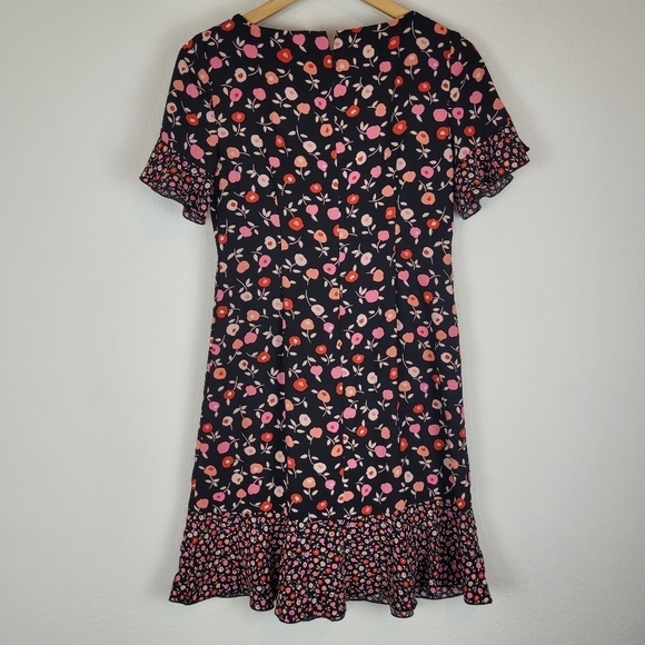 Talbots floral fit and flair dress - Picture 9 of 13